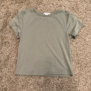 Woman’s Green cropped T-Shirt